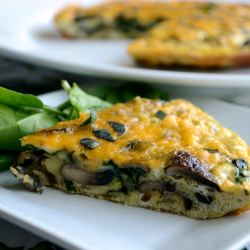 Spinach Mushroom Frittata