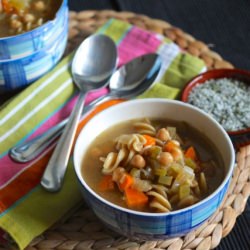 Chickpea Noodle Soup