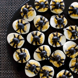 Halloween Deviled Eggs