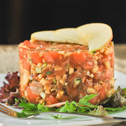 Salmon and Apple Tartar