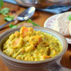 Sweet Potato and Almond Curry