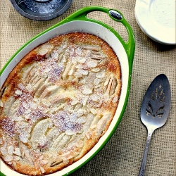 Pear and Almond Clafoutis