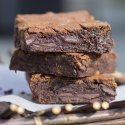 Triple Chocolate Brownies