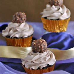 Nutella and Rocher Cupcakes