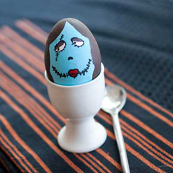 Painted Hard Boiled Egg