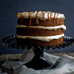 Banana Chocolate Chunk Layer Cake