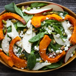 Roasted Kabocha Squash Salad