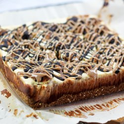 Healthy Cookie Dough Cheesecake Bar