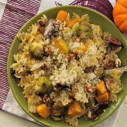 Roasted Autumn Vegetable Pasta