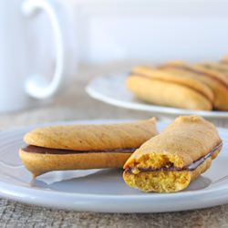 Pumpkin Milano Cookies