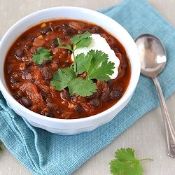 Indian Black Bean Tomato Soup