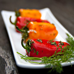 Marinated Mini Bell Peppers