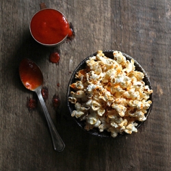 Sriracha-Coconut Popcorn