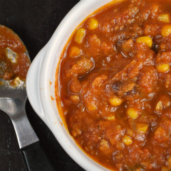 Slow Cooker Pumpkin Chili Mexicana