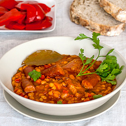 Beans and Sausages Stew