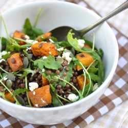 Lentil Pumpkin Salad