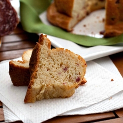 Salami & Smoked Scamorza Bundt Cake