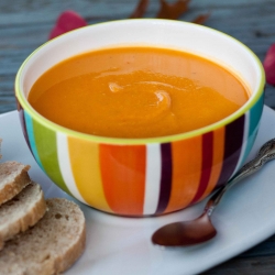 Spicy Pumpkin Squash and Apple Soup