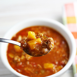 Butternut Squash Chicken Chili