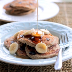 Chocolate Chip Banana Pancakes