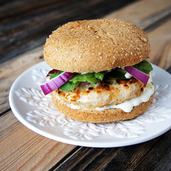 Spicy Blue Cheese Turkey Burgers