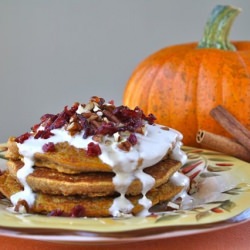 Gluten-Free Pumpkin Spice Pancakes