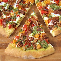 Sweet Potato & Pesto Pizza