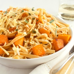 Fettuccine w/ Butternut Squash