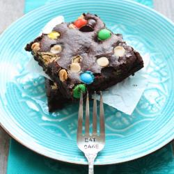 Double Chocolate Chobani Brownies