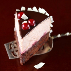 Chocolate Cherry Mousse Cake