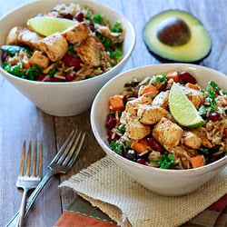 Fall Mexican Rice Bowls