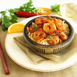 Spicy Orange Ginger Shrimp