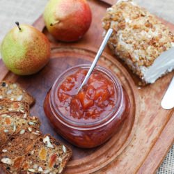 Cranberry Pear Conserve with Ginger