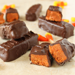 Candy Corn Peanut Butter Bars