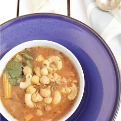 Chickpea & Pasta Soup