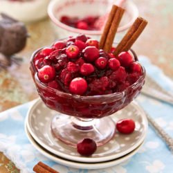 Maple Cinnamon Cranberry Sauce