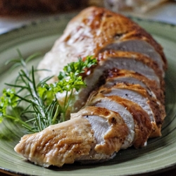 Brined and Roasted Turkey Breast