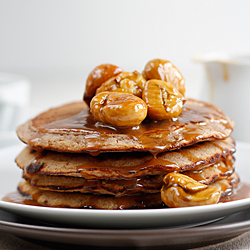 Chestnut Flour – Apple Pancakes