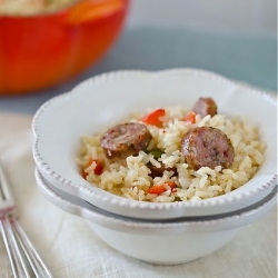 Roy’s Spicy Sausage and Rice