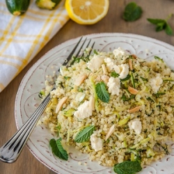 Zucchini and Lemon Quinoa Pilaf