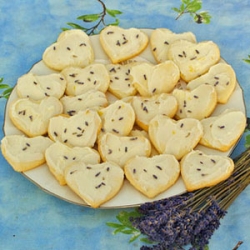 Lavender Shortbread Cookie