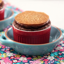 Chocolate Soufflé with Praline