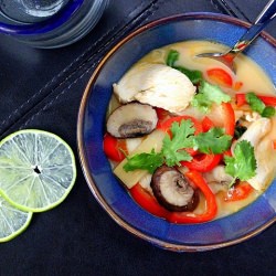 Thai Chicken Coconut Curry Soup