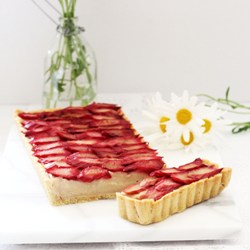 Earl Grey Rhubarb Tart