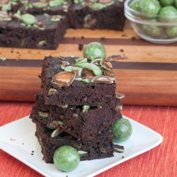 Mint Lentil Brownies