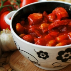 Polish Baked Beans with Sausage