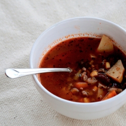 Mexican-Style Ground Beef Soup