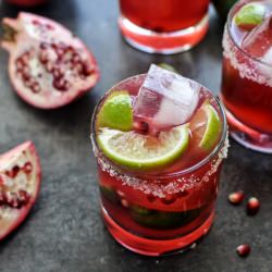 Pomegranate Margaritas