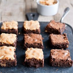 Cherry and Walnut Brownies