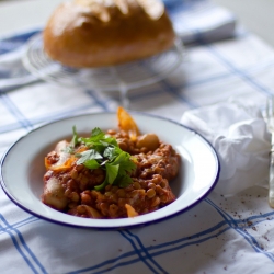 Lentil and Sausage Stew with Fennel